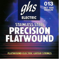 GHS 1000-M elektromos gitárhúr - Prec.Flats, Medium, 13-54