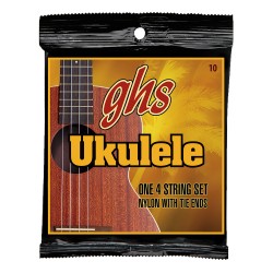 GHS 10 ukulele húr - clear nylon, Hawaiian D tuning