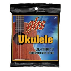 GHS 20 ukulele húr -Fluorcarbon, Hawaiian D tuning