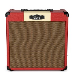 Cort CM30R-DR gitárerősítő zengetővel, 30 Watt, Bluetooth, piros 