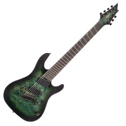 Cort 7-húros el.gitár, Multi Scale, zöld - Co-KX507MS-SDG