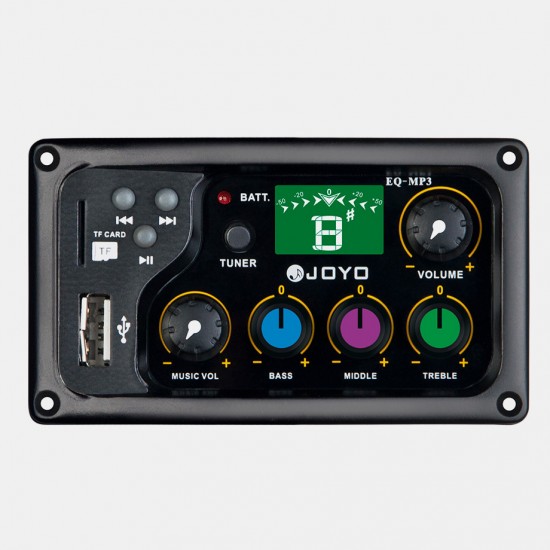 Joyo beépíthető elektronika, EQ, MP3 preamp - JE-EQ-MP3 (Gitár tartozékok) | Opus Hangszer és Zenemű Webáruház