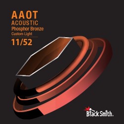 BlackSmith AAOT Acoustic Phosphor Bronze, Custom Light 11-52 húr - BS-AAPB-1152