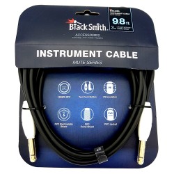 BlackSmith Mute Series egyenes jack, 3m-es kábel - BS-MSIC-STS3
