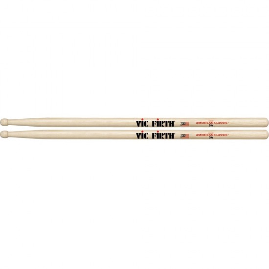 3A - Wood Types American Classic® Hickory Drumsticks - B177B (Dobverők) | Opus Hangszer és Zenemű Webáruház