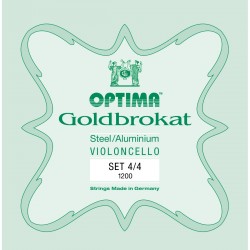 G.1200 - Cello Goldbrokat Set - C504C