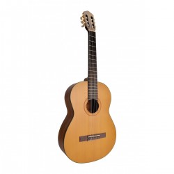 CST44-NTS - 4/4 klasszikus gitár, tömör lucfenyő fedlappal és gravírozott rozettával - J456J