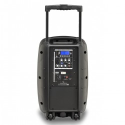 GO-SOUND 10AIR - 10 akkumulátoros PA rendszer MP3, BT VHF mikrofonnal és Go-Sound Air applikációs vezérléssel - J698J