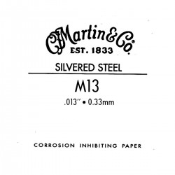 M13 - Traditional Silvered Steel String, .013 - C053CC